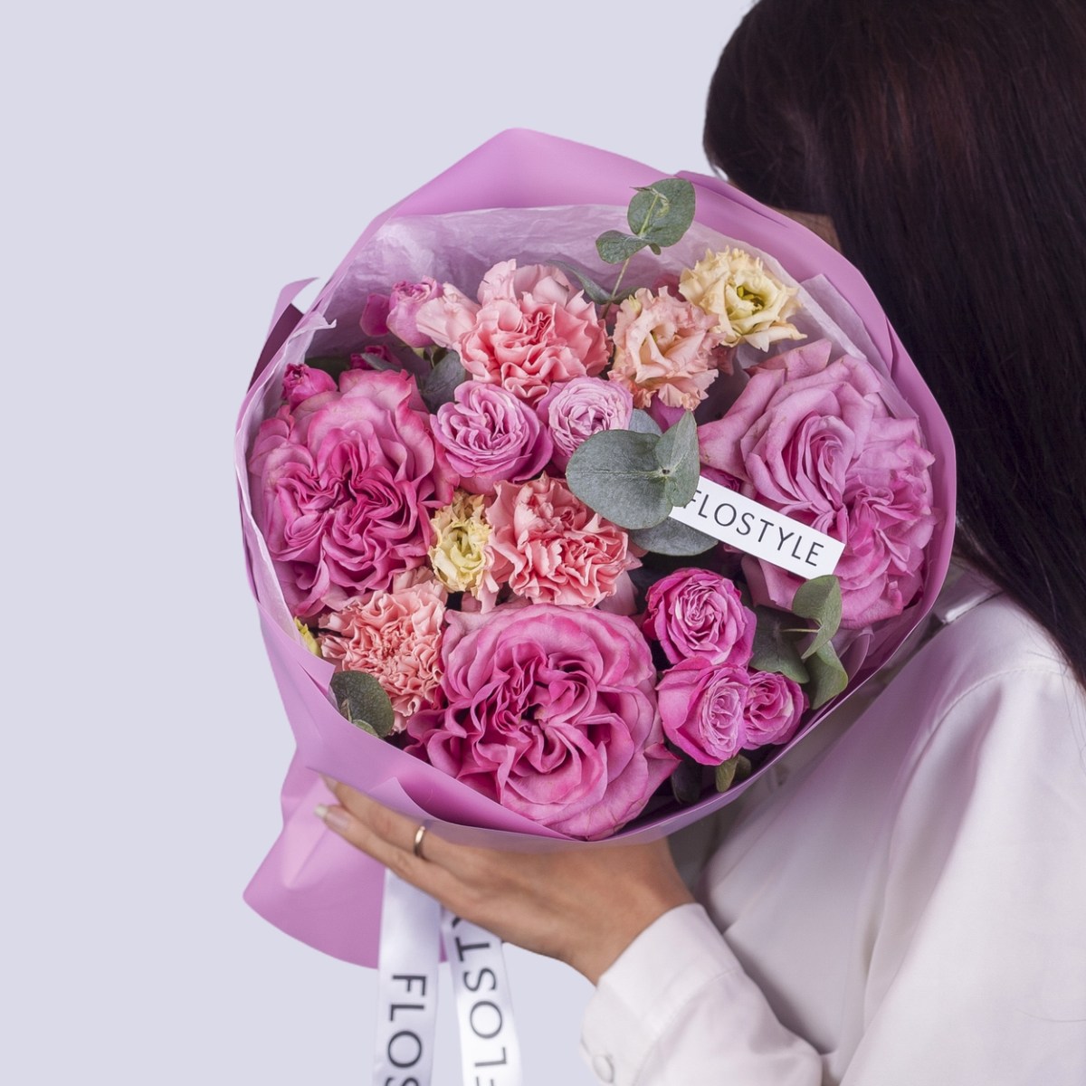 Букет в сиреневых оттенках